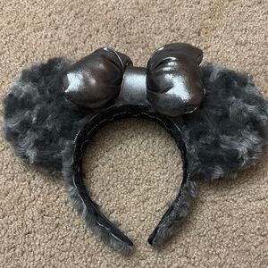 Disney Gray Furry Mouse Ears Headband